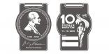 medal 10 Poznań Maraton z wizerunkiem Macieja Frankiewicza