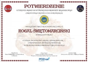 Certyfikat, którego warto szukać w cukierni w której kupimy rogale Certyfikat, którego warto szukać w cukierni w której kupimy rogale