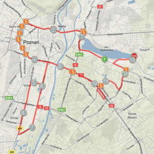 3 Poznań Półmaraton - trasa