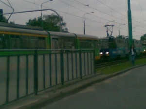 stanęły tramwaje