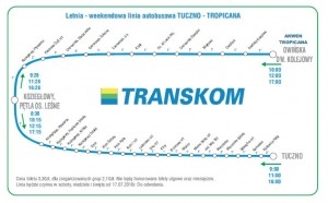 weekendowa linia autobusowa do akwenu tropicana Foto: TRANSKOM
