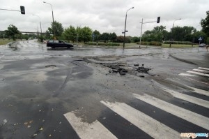 skrzyżowanie Dolna Wilda, Ojca Żelazka, Świętego Jerzego Foto: Piotr Rychter