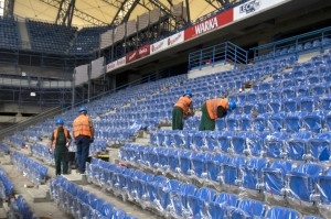 Stadion Miejski przy Bułgarskiej (trybuna I i II) - 18.08.2010 r. Foto: Paweł Rychter