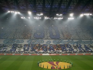 Oprawa na inaugurację stadionu Foto: Paweł Rychter