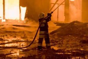Pożar w centrum Poznania (archiwum redakcji) Foto: lepszyPOZNAN.pl / Piotr Rychter