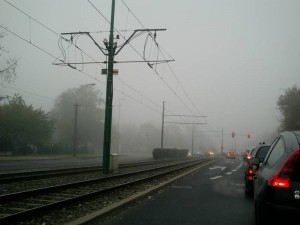Poranna mgła w Poznaniu Foto: Pablo