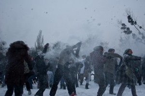 Wielka Poznańska Bitwa na Śnieżki - 18.12.2010 r. Foto: lepszyPOZNAN.pl / Paweł Rychter