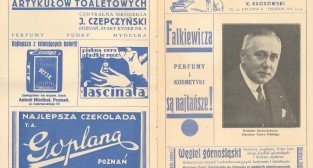 Fragment programu Teatru Polskiego, dyrekcja Bolesław Szczurkiewicz, rok 1932 Foto: Wielkopolska Biblioteka Cyfrowa