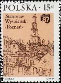 Poznan na znaczkach 1987 Foto: katalogznaczkow.net