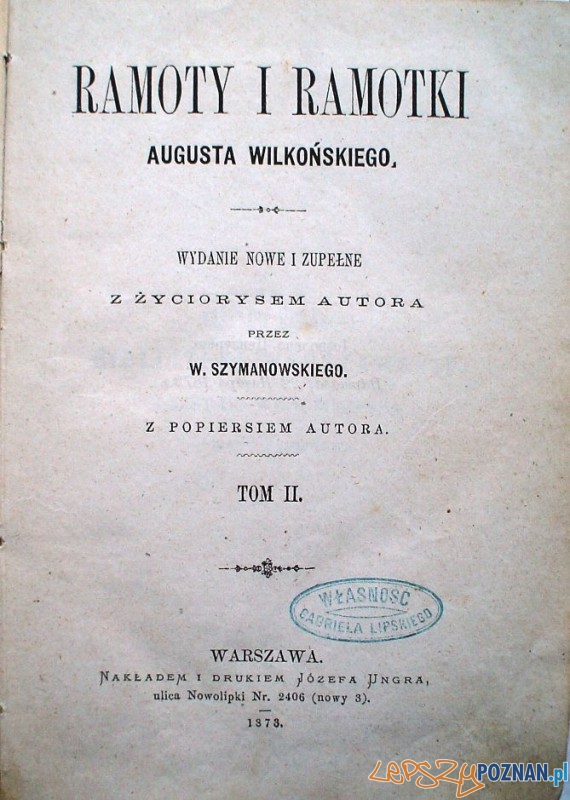 Ramoty i ramotki Augusta Wilkońskiego