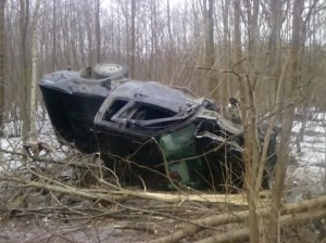 Tragiczny wypadek pod Środą Wlkp Foto: Zbigniew Tunkiewicz