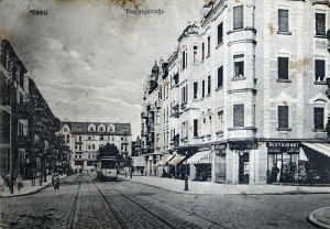 Tramwaj na ulicy Kraszewskiego, lata 1900- 1915 Foto: fotopolska