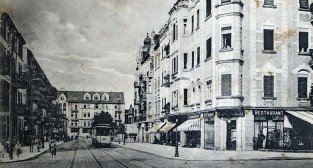 Tramwaj na ulicy Kraszewskiego, lata 1900- 1915 Foto: fotopolska