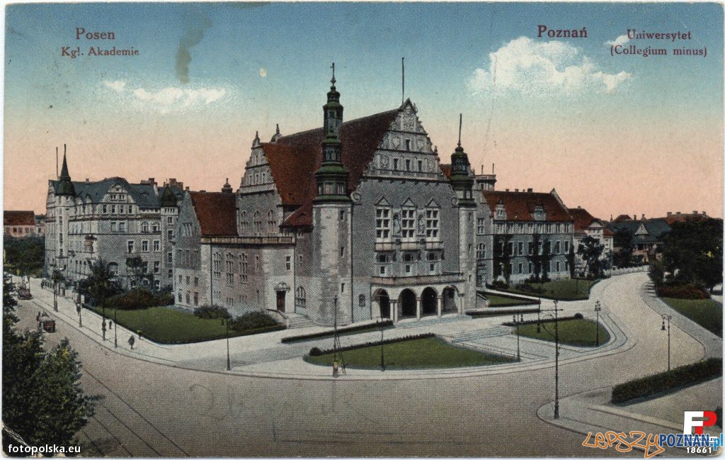 Collegium Minus Uniwersytetu w 1919 roku Foto: fotopolska