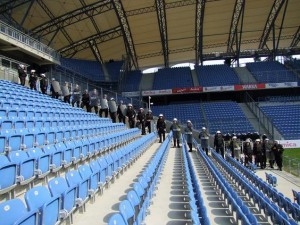 Policja na Stadionie Miejskim Foto: KWP w Poznaniu