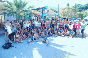 studenci AWF podczas ubieglorocznej wyprawy do greckiego Kokkino Nero Foto: AWF