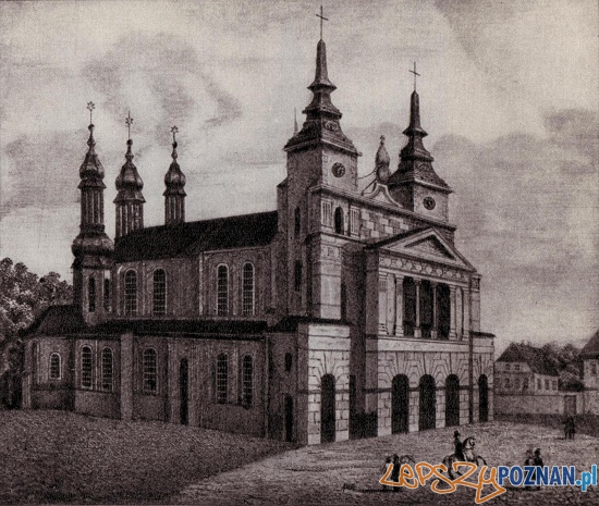 Katedra, rycina Juliusa von Minutoli Foto: Biblioteka Raczyńskich