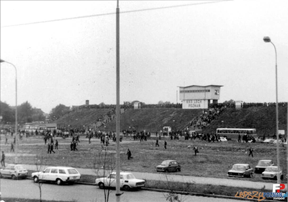 Stadion Lecha w roku 1980 Foto: fotopolska.eu