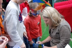 Katarzyna Bujakiewicz - Bajki w bramce Foto: UM Poznania