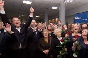 Poznański Sztab Wyborczy Platformy Obywatelskiej Foto: lepszyPOZNAN.pl / Piotr Rychter