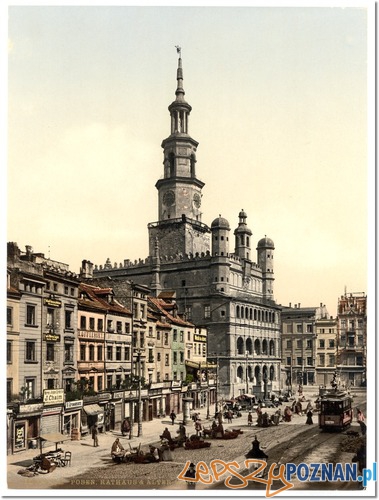 Ratusz w Poznaniu początek XX wieku