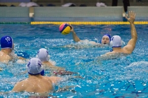 Prezentacja zespołu KS Waterpolo Poznań - dziennikarze vs zawodnicy Foto: lepszyPOZNAN.pl / Piotr Rychter