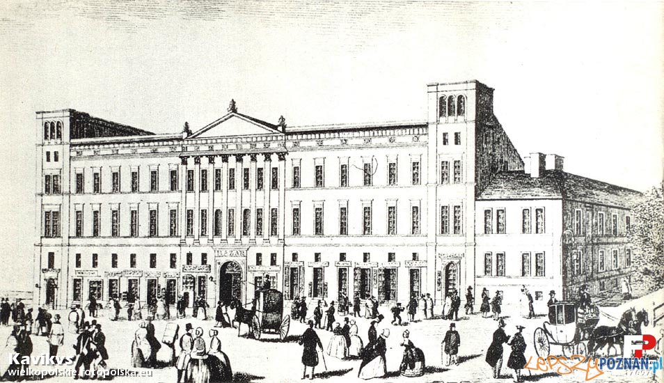 Hotel Bazar w 1845 roku Foto: fotopolska.eu