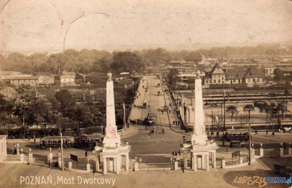 Most Dworcowy w okresie międzywojennym Most Dworcowy w okresie międzywojennym