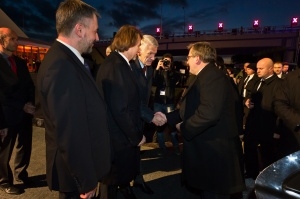 Prezydent Bronisław Komorowski przybył na otwarcie odcinka autostrady A2 Foto: Autostrada Wielkopolska