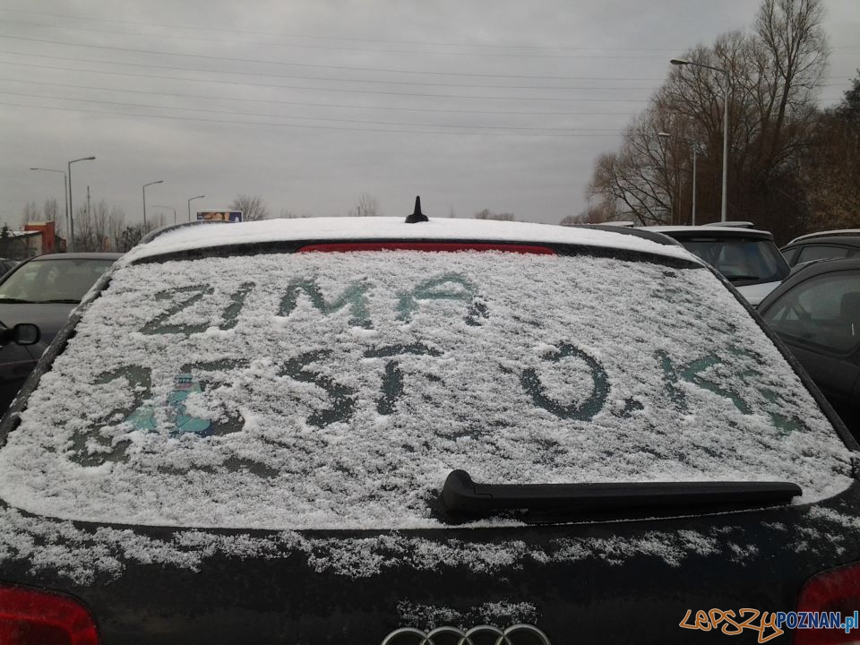 Zima jest OK - parking przy ulicy Gnieźnieńskiej