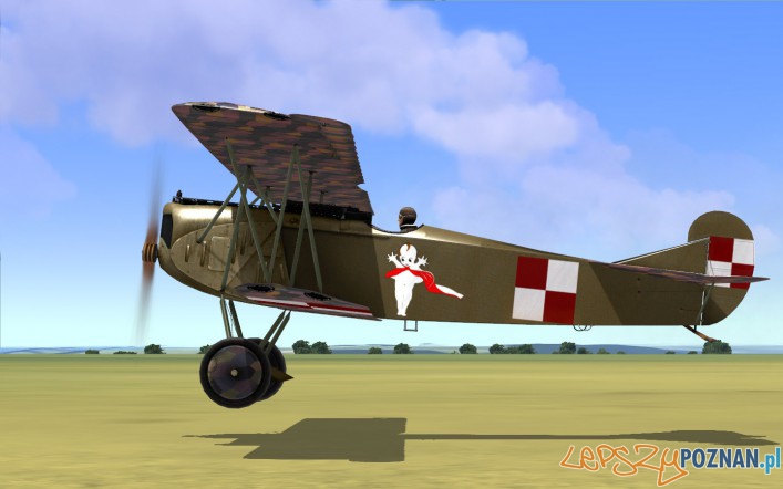 Fokker D.VII nazywany Bi-Ba-Bo majora Adama Haber Włyńskiego stacjonujący na poznańskiej Ławicy Foto: http://www.sim-outhouse.com Fokker D.VII nazywany Bi-Ba-Bo majora Adama Haber Włyńskiego stacjonujący na poznańskiej Ławicy Foto: http://www.sim-outhouse.com