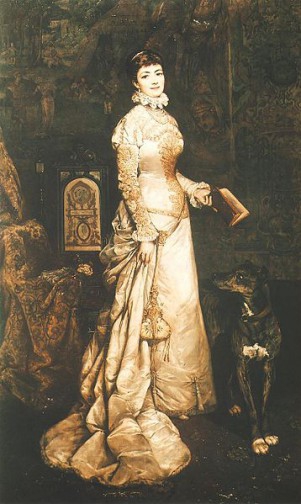 Portret Heleny Modrzejewskiej Tadeusza Ajdukiewicza 1880 Foto: wikipedia