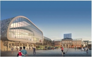 Wizualizacja budowy nowego dworca Foto: Facebook - Poznań City Center