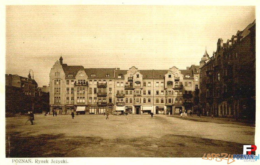 Rynek Jeżycki (lata 30 XX wieku) Foto: fotopolska.eu