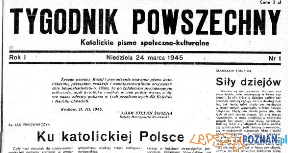 Numer 1 Tygodnik Powszechny Foto: Małopolska Biblioteka Cyfrowa