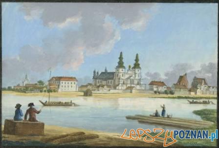 Ostrów Tumski w XVIII wieku Foto: wikimedia