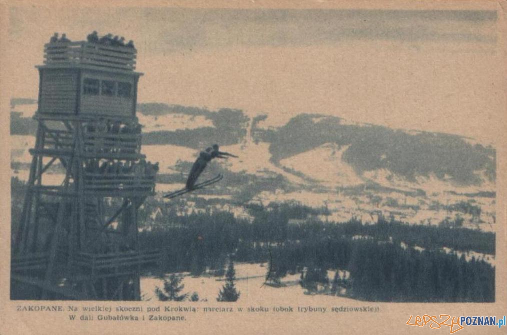 Skoki narciarskie na Wielkiej Krokwi (1925 - 1930) Foto: fotopolska