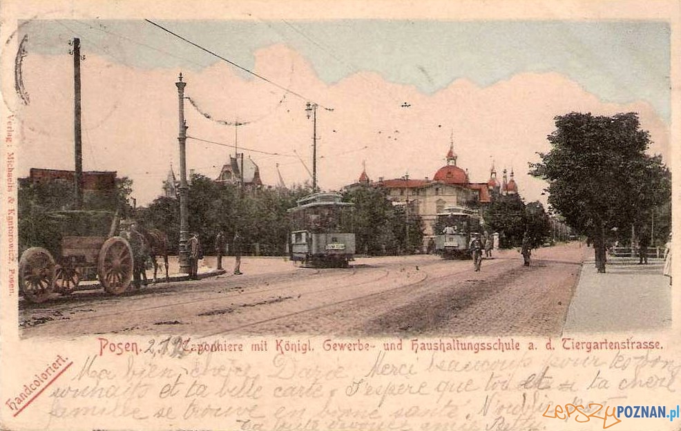 Tramwaj na ulicy Zwierzynieckiej, rok 1900 Foto: fotopolska.eu