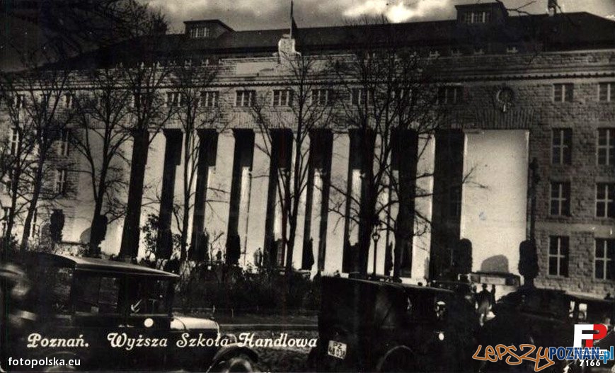 Wyższa Szkoła Handlowa w Poznaniu, lata 30 XX wieku Foto: fotopolska.eu