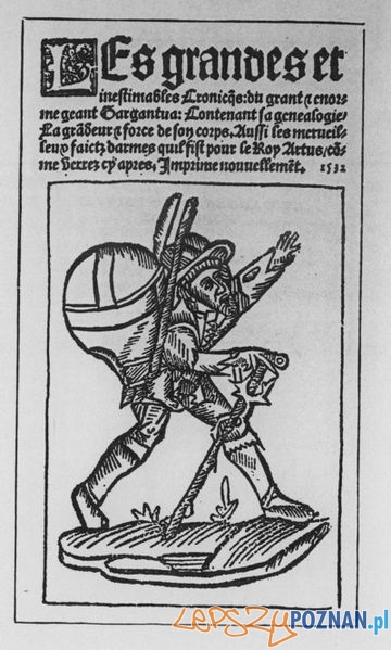 Gargantua i Pantagruel Rabelais, pierwsze wydanie z 1532 roku Foto: wikipedia