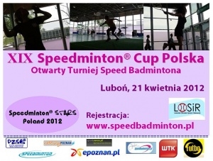 XIX Speedminton Cup Luboń 2012 Foto: www.speedbadminton.pl