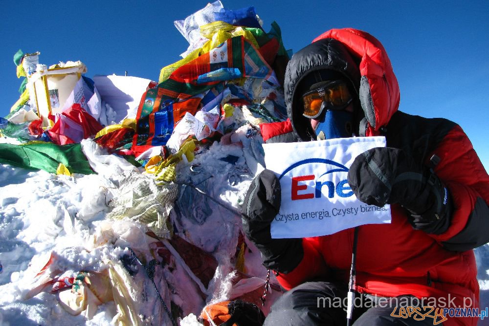 Magdalena Prask na Mount Everest Foto: magdalenaprask.pl