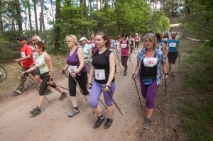 Na trasie nordic walking Foto: Maciej Nowaczyk