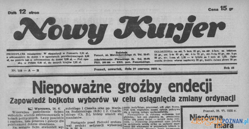 Nowy Kurjer 27 czerwca 1935