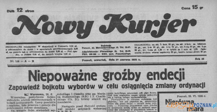 Nowy Kurjer 27 czerwca 1935