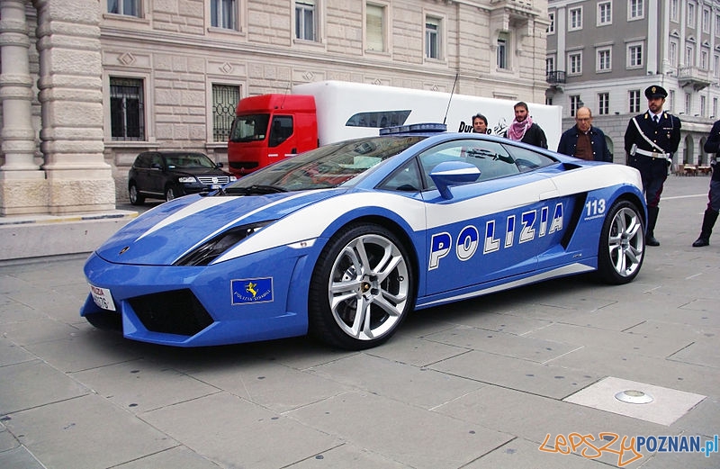Włoskie policyjne Lamborghini Foto: wikipedia