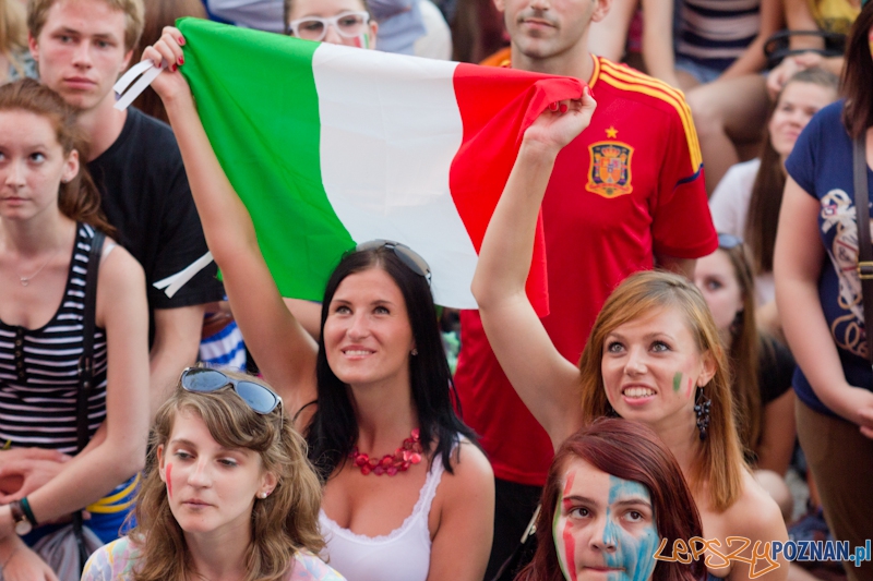 Finał UEFA EURO 2012 - Hiszpania - Włochy. Strefa Kibica w Poznaniu Foto: lepszyPOZNAN.pl / Piotr Rychter