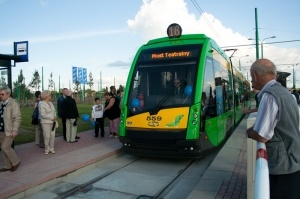 Otwarcie nowej trasy tramwajowej na Franowo 11.08.2012 Foto: lepszyPOZNAN.pl / Ewelina Gutowska