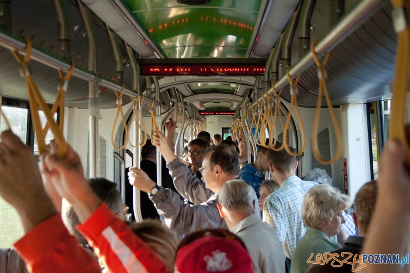 Otwarcie nowej trasy tramwajowej na Franowo 11.08.2012 Foto: lepszyPOZNAN.pl / Ewelina Gutowska