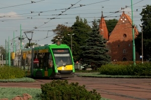 Tramwaj na Rondzie Śródka Foto: lepszyPOZNAN.pl / Ewelina Gutowska